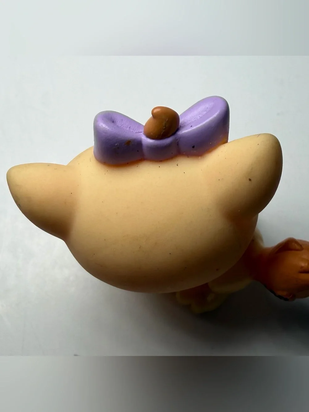 Purple Lilac Bow Kitten Cat Figurine LPS Littlest Pet Shop Collectible